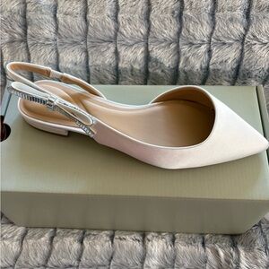 NWB TED BAKER LONDON ELEGANT WHITE WOMEN SHOES, SIZE 8.5.